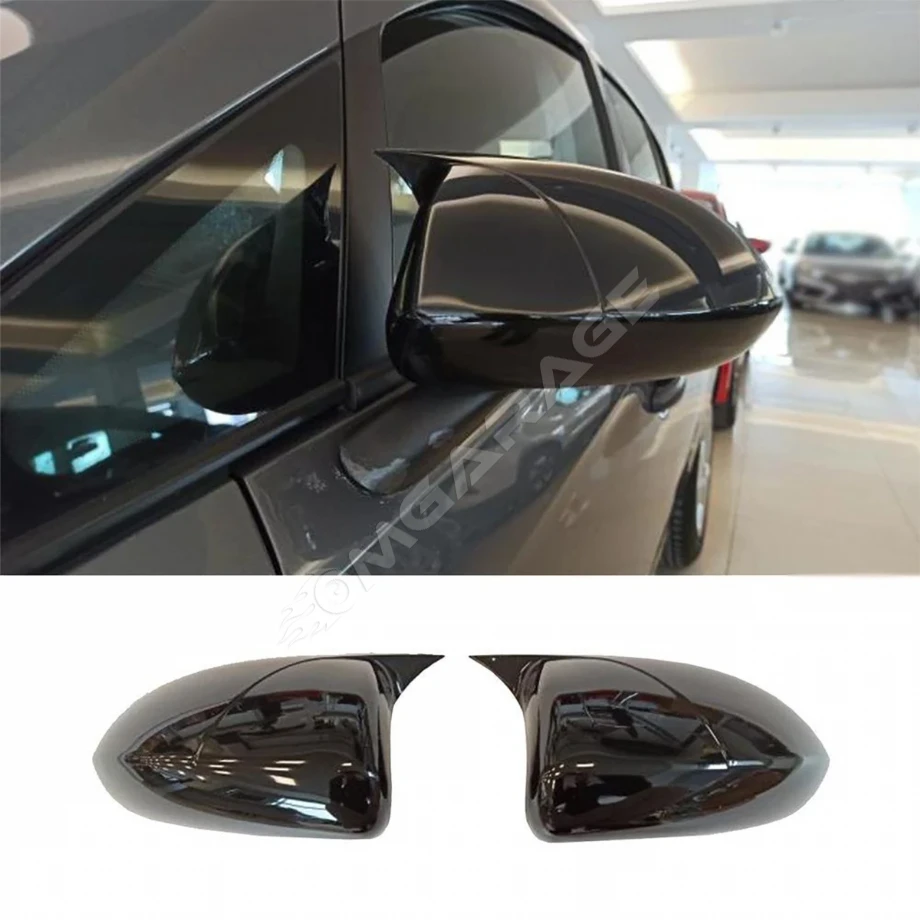 Opel Corsa E Batman Yarasa Ayna Kapağı Parlak Siyah ABS 2014 2015 2016 2017 2018 2019