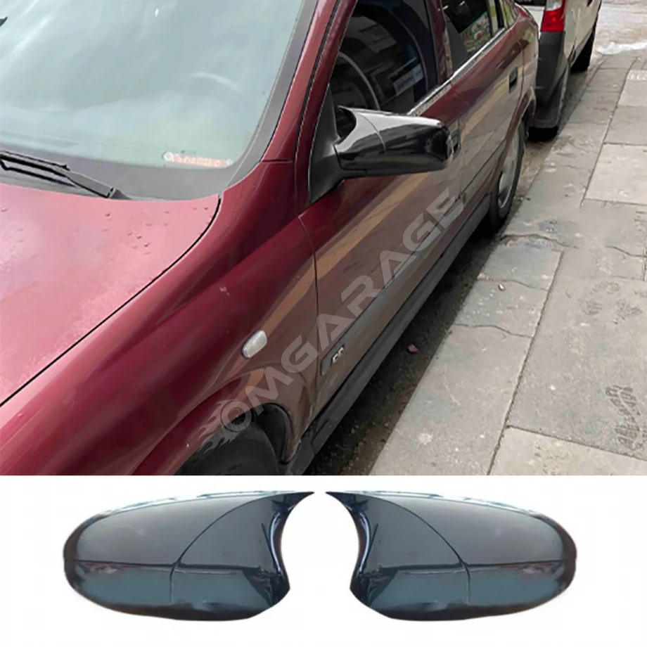 Opel Astra G Batman Yarasa Ayna Kapağı Parlak Siyah ABS 1998 1999 2000 2001 2002 2003 2004