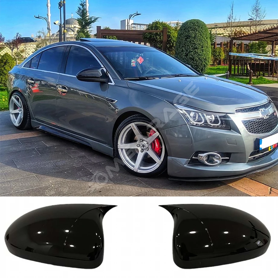 Chevrolet Cruze Batman Yarasa Ayna Kapağı Parlak Siyah ABS 2012 2013 2014 2015 2016