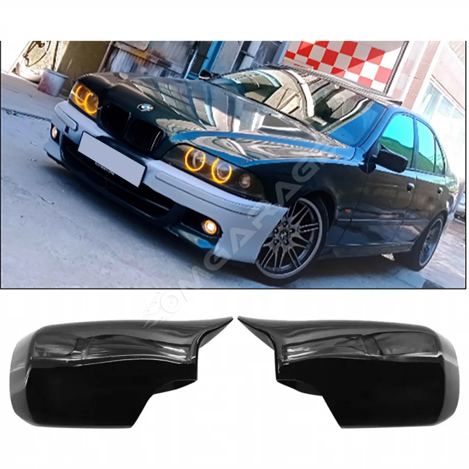 Bmw E46 Batman Yarasa Ayna Kapağı Parlak Siyah ABS 1998 1999 2000 2001 2002 2003 2004 2005