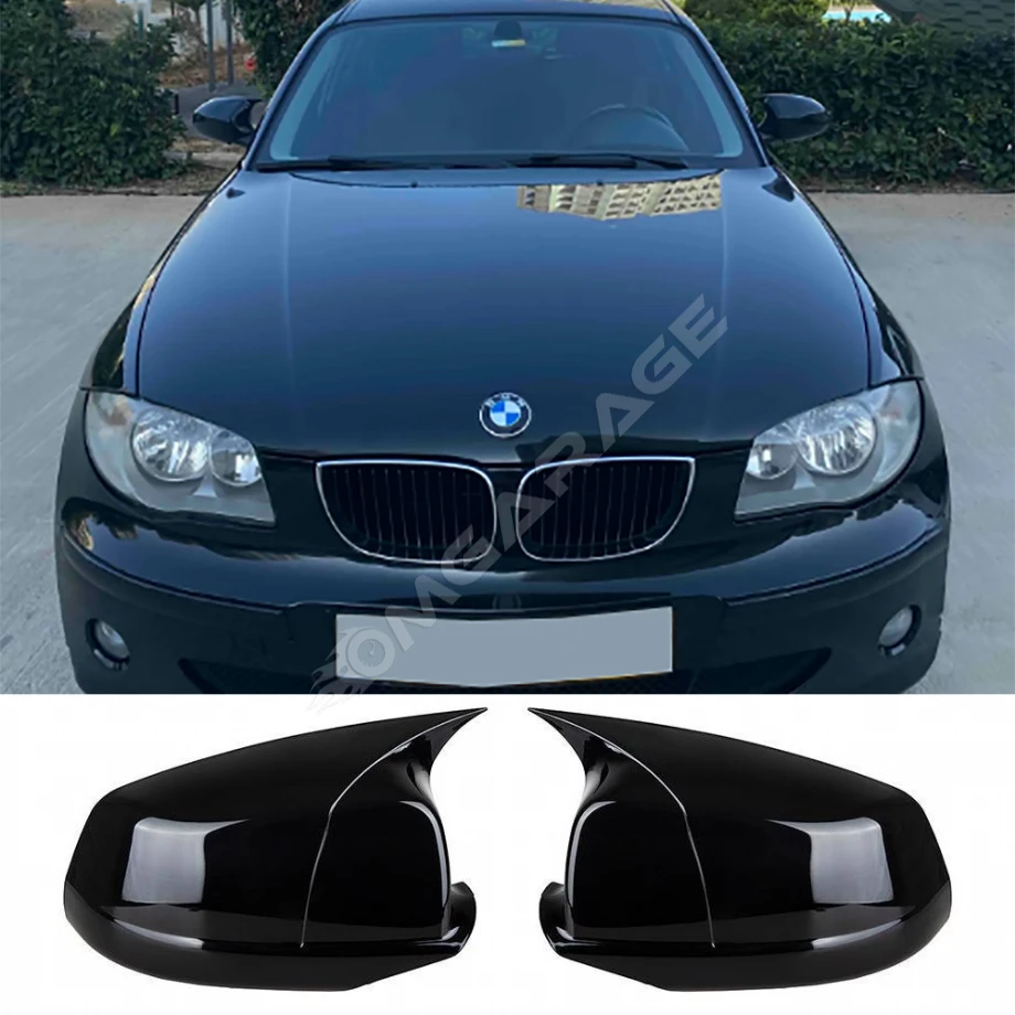 Bmw E87 Batman Yarasa Ayna Kapağı Piano Black ABS 2004 2005 2006 2007 2008 2009