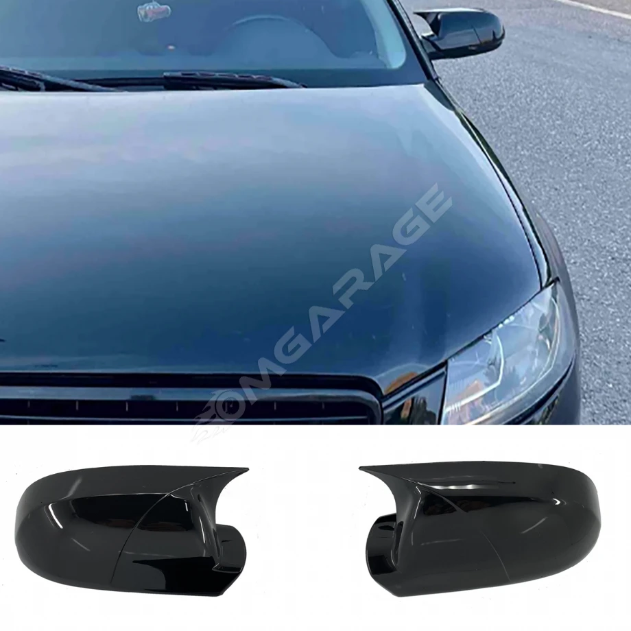 Audi A3 8P FL Batman Yarasa Ayna Kapağı Parlak Siyah ABS 2008 2009 2010 2011 2012