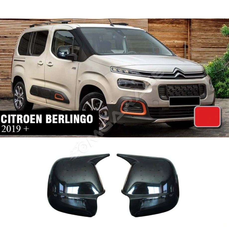 Citroen Berlingo Batman Yarasa Ayna Kapağı Piona Black ABS 2019+