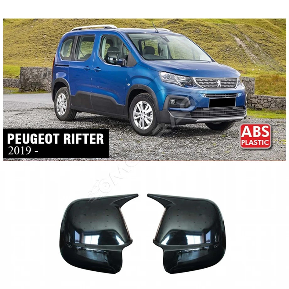 Peugeot Rifter Batman Yarasa Ayna Kapağı Piona Black ABS 2019+