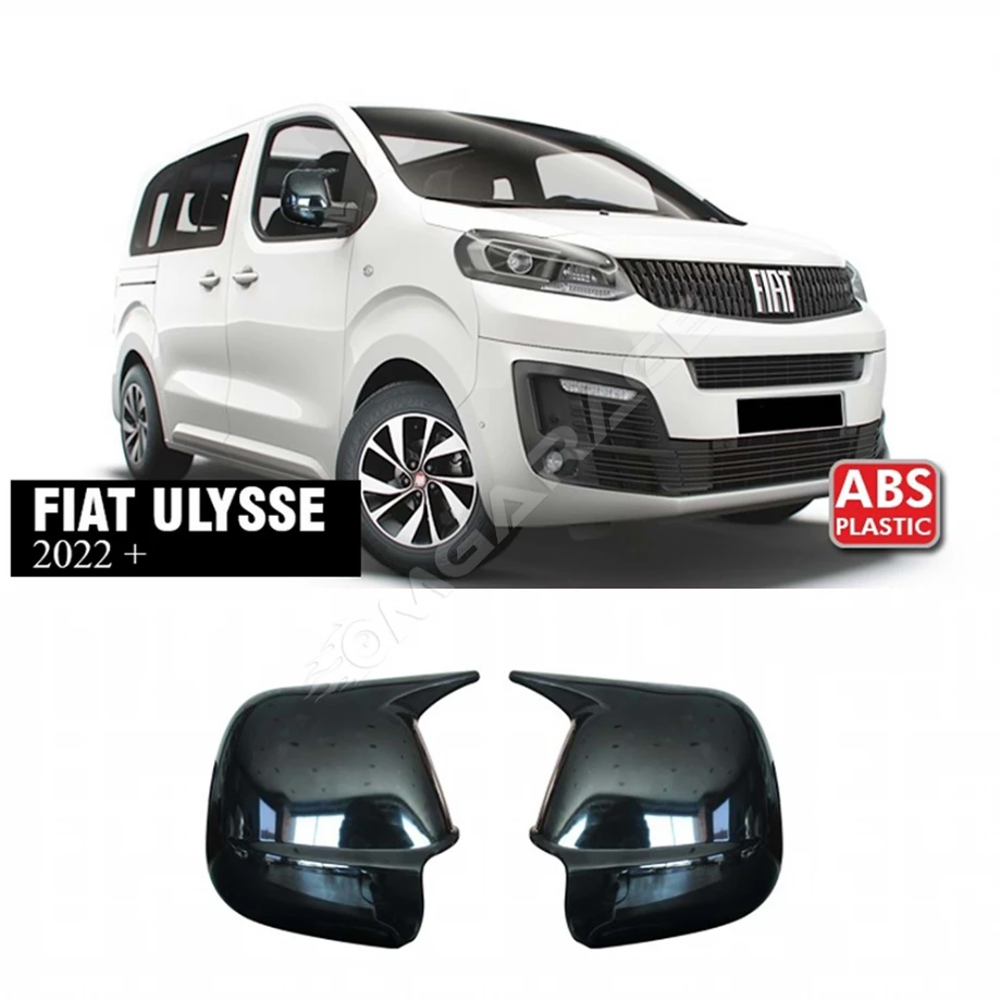 Fiat Ulysse Batman Yarasa Ayna Kapağı Piona Black ABS 2022+