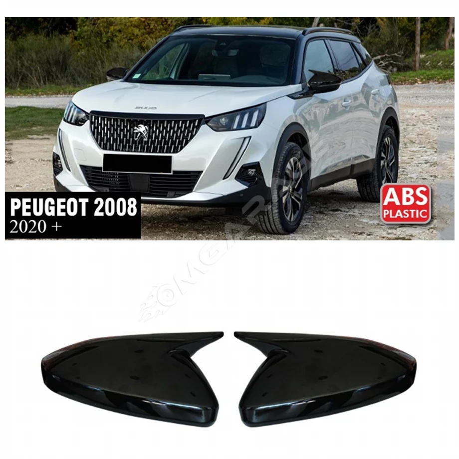 Peugeot 2008 Batman Yarasa Ayna Kapağı Piona Black ABS 2019+