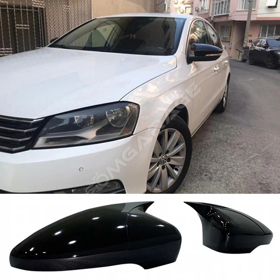 Vw Passat B7 Batman Yarasa Ayna Kapağı Piona Black ABS 2011-2014