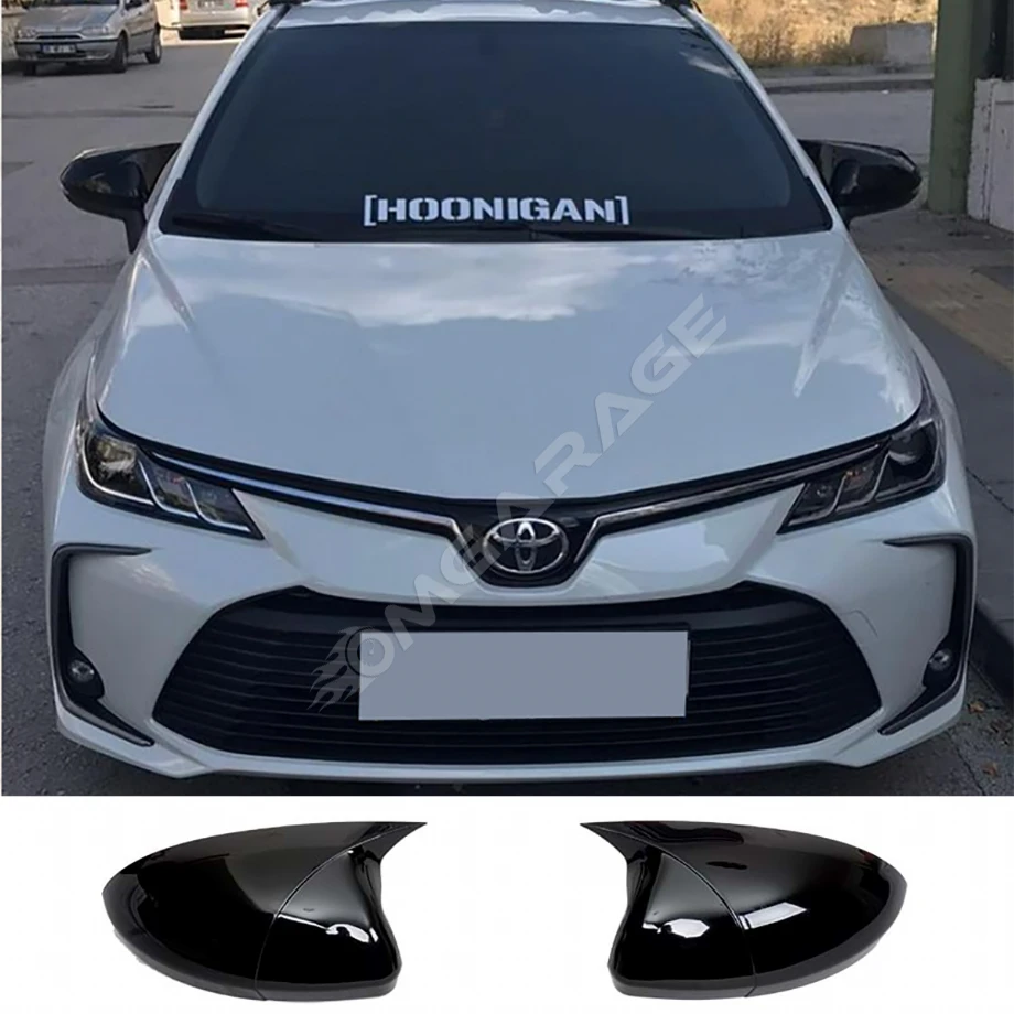 Toyota Corolla E210 Batman Yarasa Ayna Kapağı Piona Black ABS 2018 ve üzeri