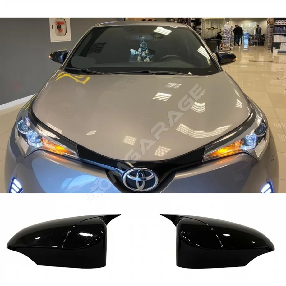 Toyota CHR Batman Yarasa Ayna Kapağı Piona Black ABS 2016 ve üzeri