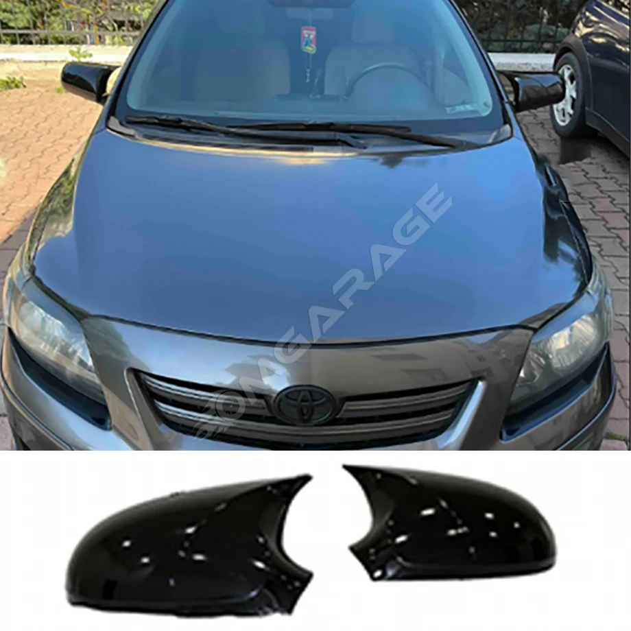 Toyota Auris E150 Batman Yarasa Ayna Kapağı Piona Black ABS 2006-2010 (Sinyalsiz)