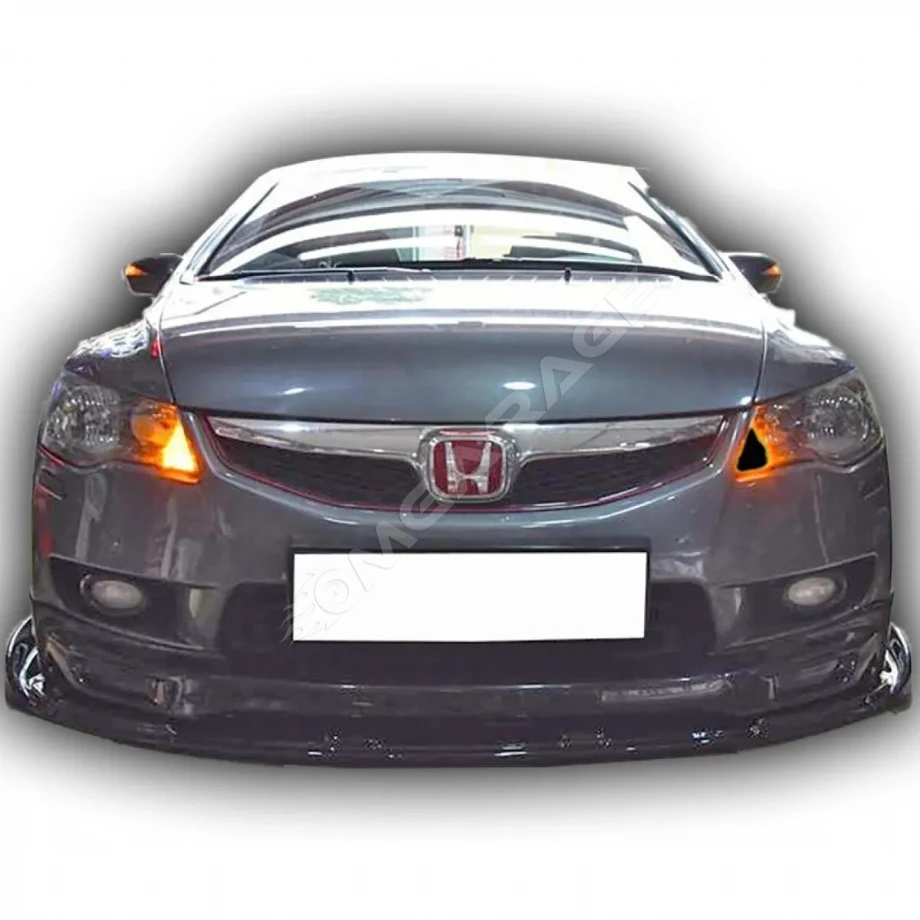 Honda Civic Fd6 RR Ön Lip Parlak Siyah Plastik
