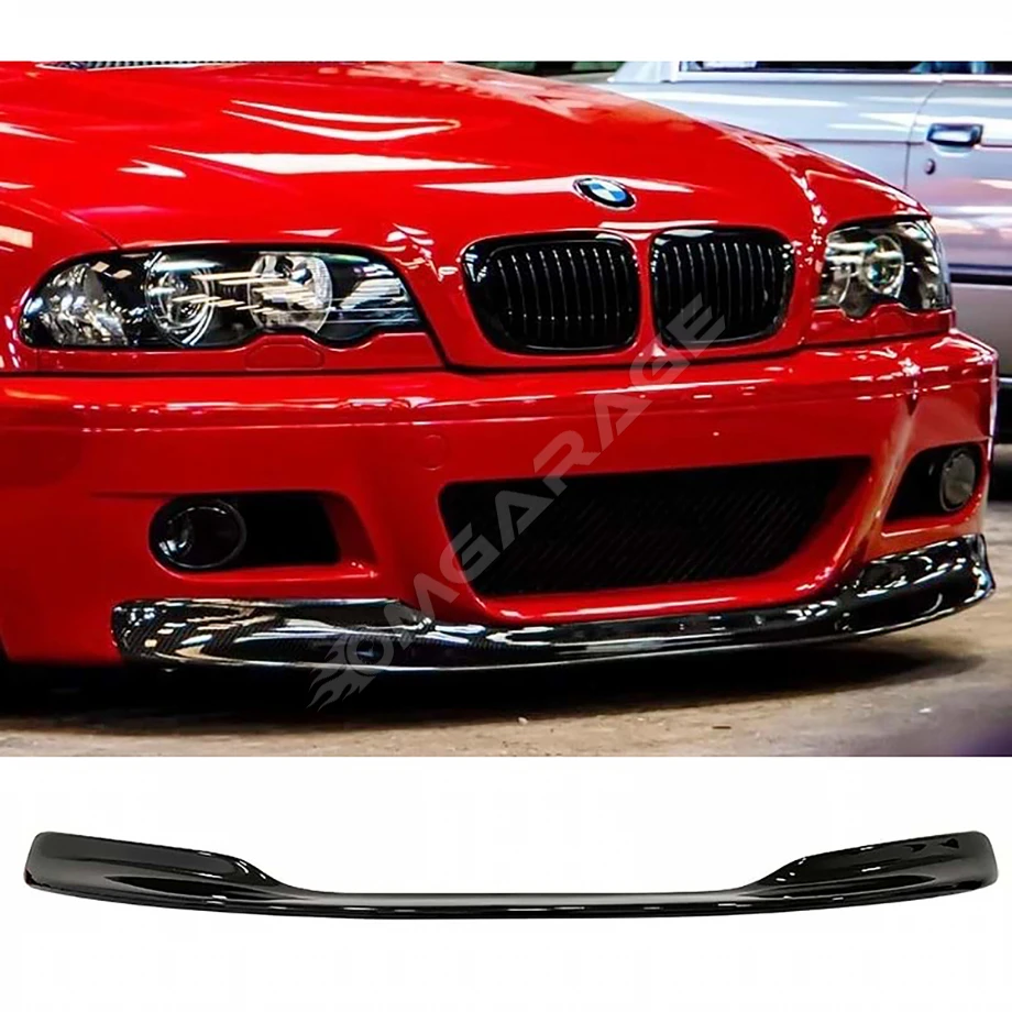 Bmw E46 M3 CSL Ön Lip Parlak Siyah Plastik 1997-2006