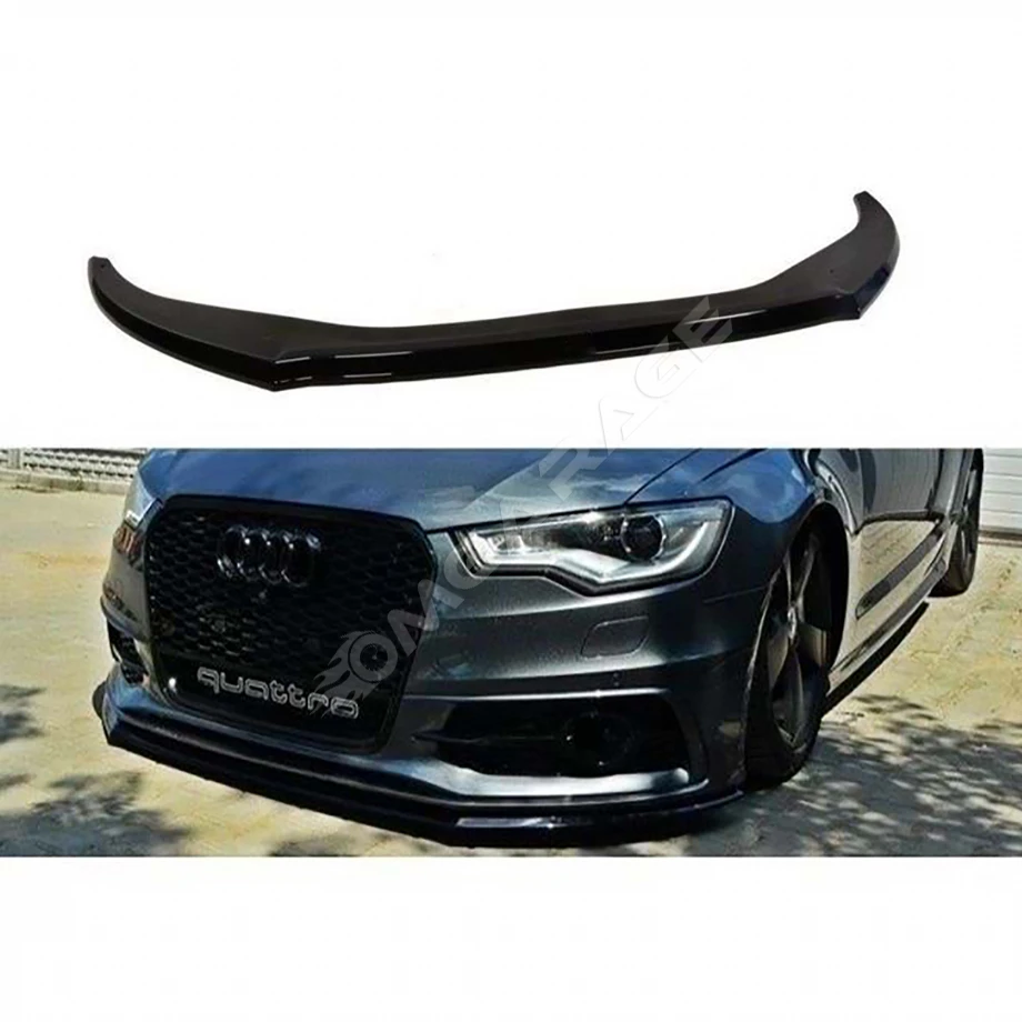 Audi A6 C7 Ön Lip Parlak Siyah Plastik 2011-2018