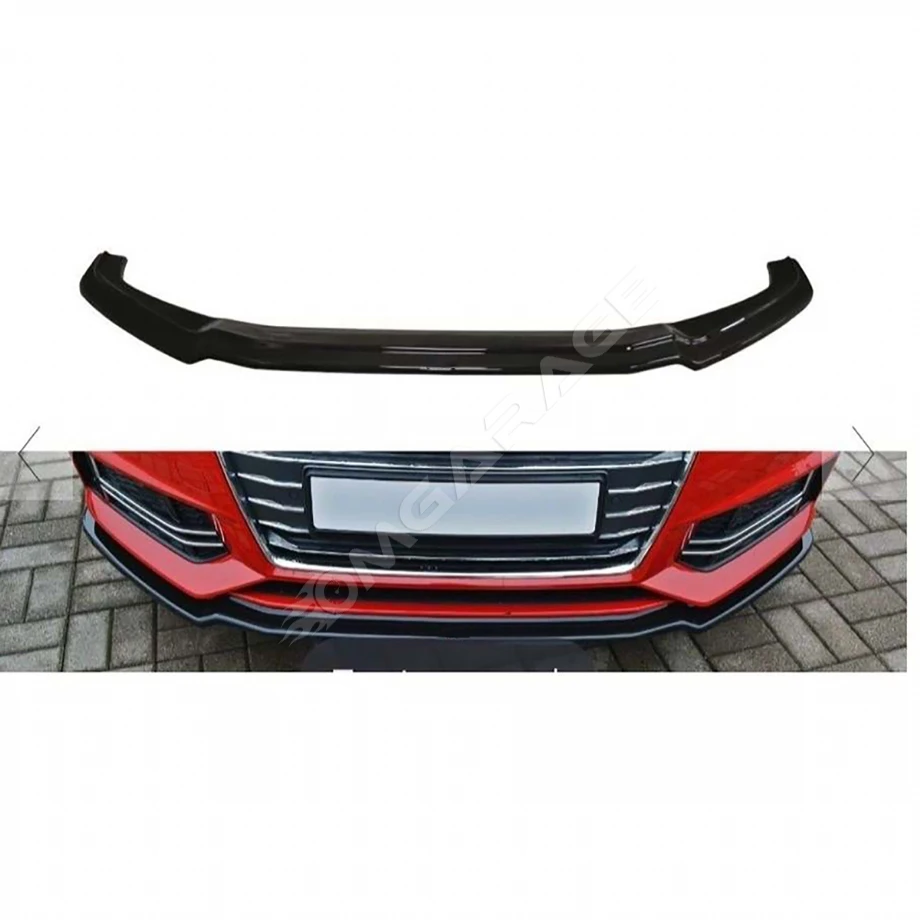 Audi A4 B9 Ön Lip Parlak Siyah Plastik 2015-2019