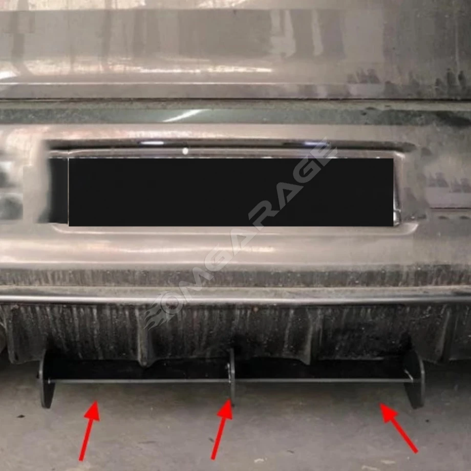 Vw Polo 6C GTI Flap Flaplar Splitter Bıçak 5 Parça