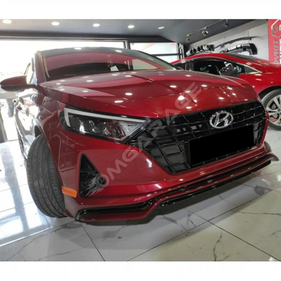 Hyundai i20 Ön Ek Mat Siyah Plastik Karlık 2019+