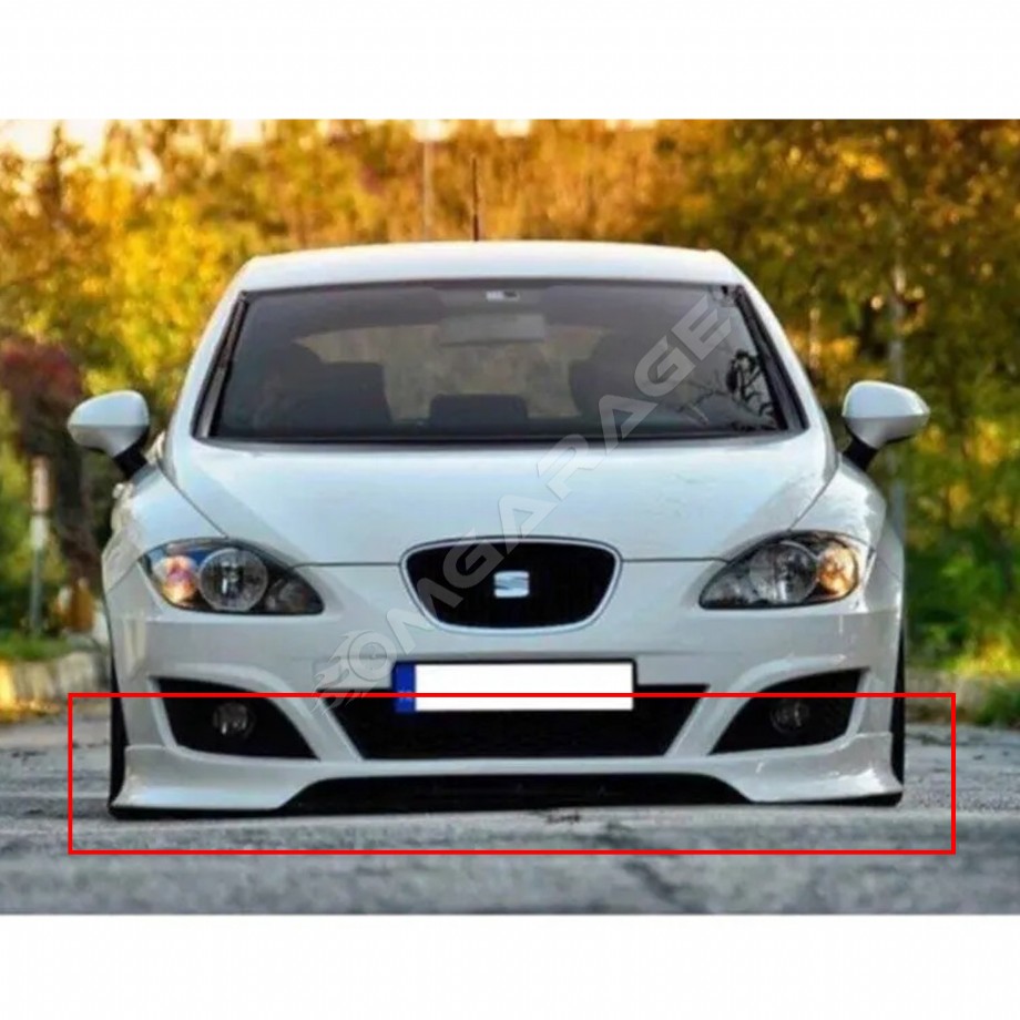 Seat Leon Mk2.5 Ön Ek Makyajlı Kasa 2009 2010 2011 2012 Mat Siyah Plastik Ön Karlık