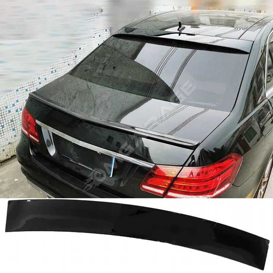 Mercedes E W212 Cam Üstü İthal Spoiler Parlak Siyah Plastik Spoyler 2009-2016