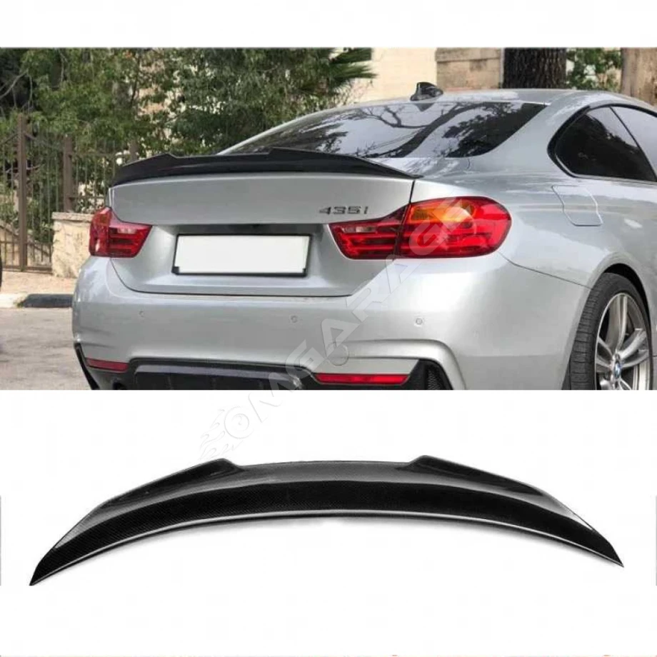 Bmw F32 PSM Bagaj Üstü İthal Spoiler Parlak Siyah Plastik Spoyler