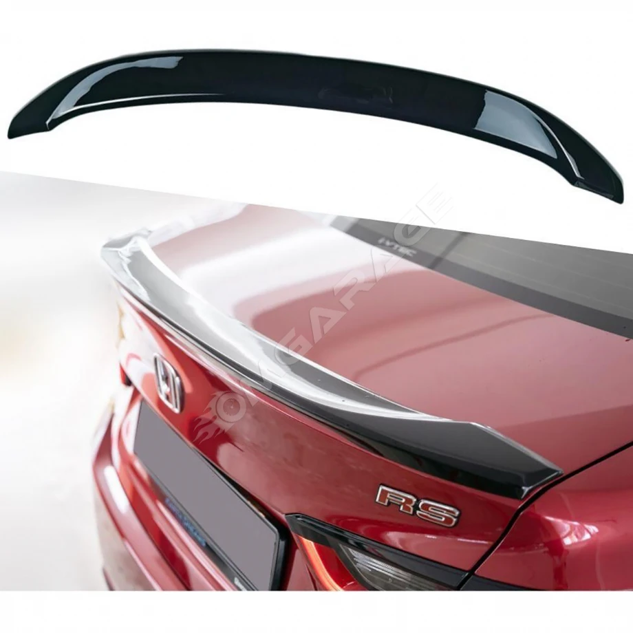 Honda City Rs Bagaj Üstü İthal Spoiler Parlak Siyah Plastik Spoyler