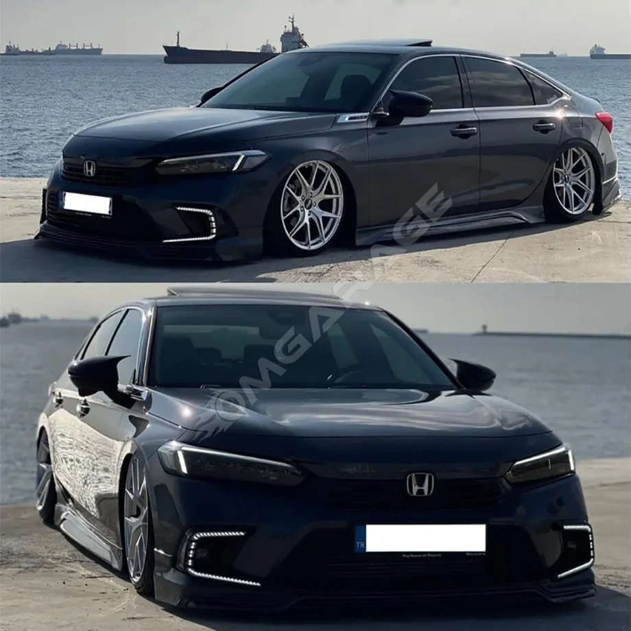 Honda Civic FE Batman Yarasa Ayna Kapağı Parlak Siyah ABS 2022 2023 2024 2025