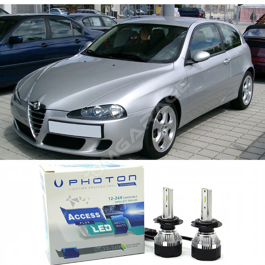 Alfa Romeo 147 Led Xenon Uzun Far Ampulü H7 Access Yeni Seri Beyaz