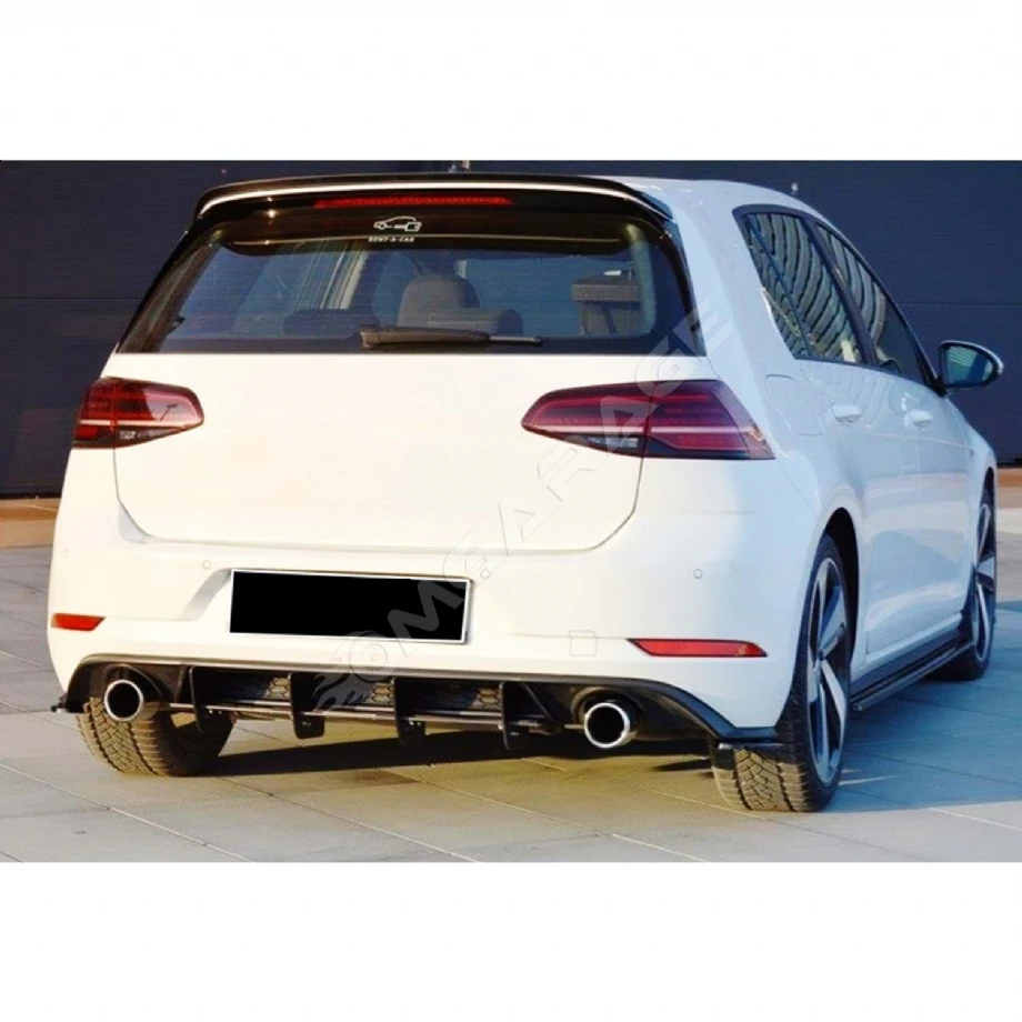 Vw Golf 7,5 Gti Tampon Flap Flaplar Splitter Bıçak 2017-2020