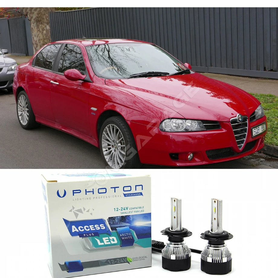 Alfa Romeo 156 Led Xenon Kısa Far Ampulü H7 Access Yeni Seri Beyaz