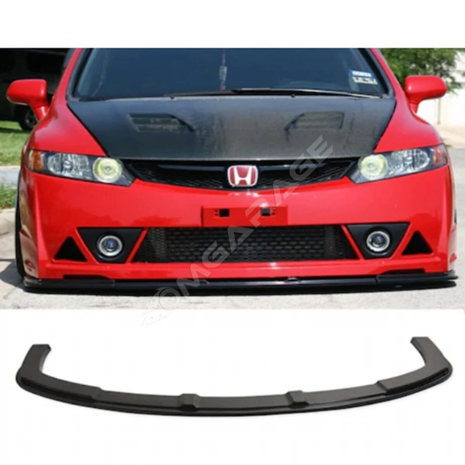 Honda Civic Basic Ön Tampon Lip Piona Black 2006 2007 2008 2009 2010 2011 Abs Plastik