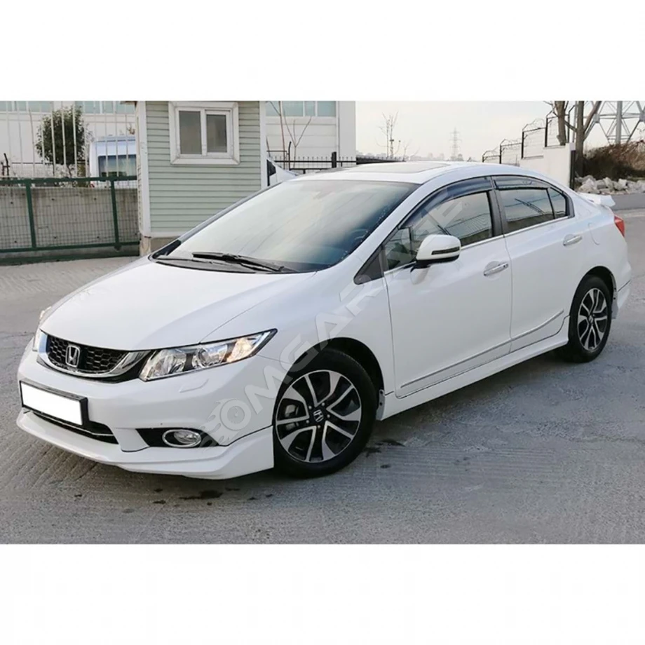 Honda Civic Fb7 Modulo Yan Marşpiyel Seti Mat Siyah Plastik 2012 2013 2014 2015