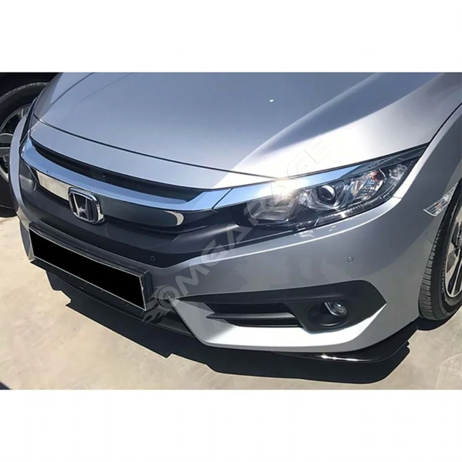 Honda Civic Fc5 Ön Flap + Seti Piona Black Ithal 2016 2017 2018 2019 2020 2021
