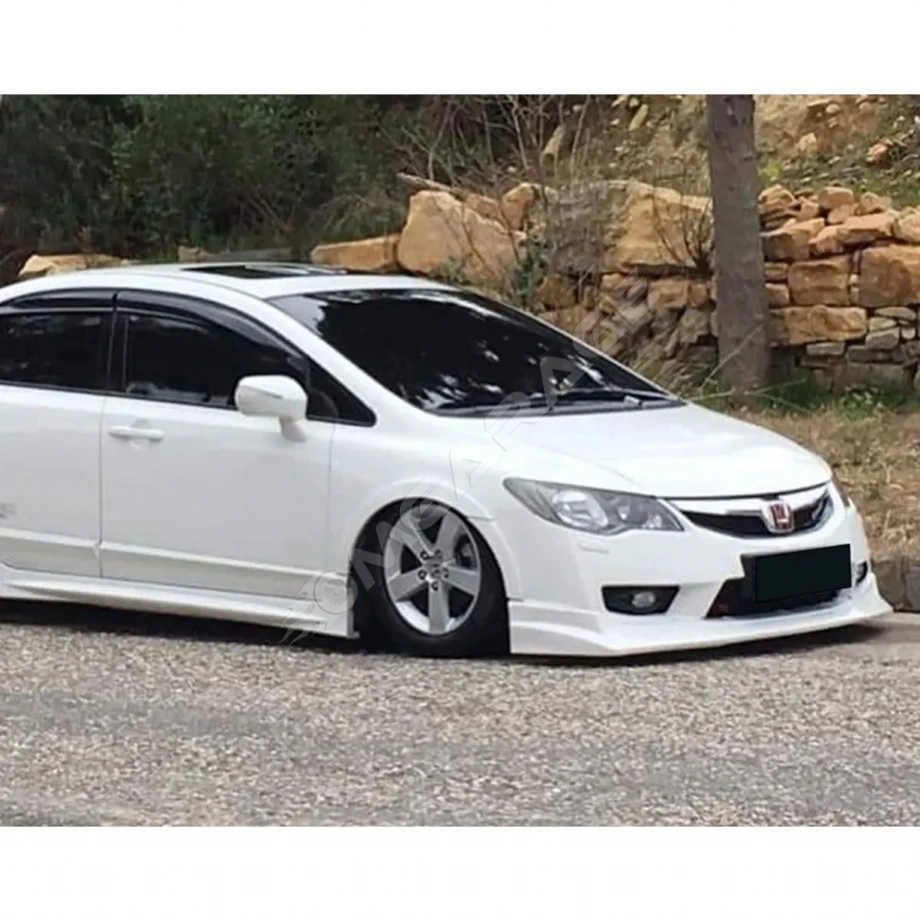 Honda Civic Fd6 Makyajlı Kasa Typer Ön Ek Karlık Mat Siyah Plastik 2009 2010 2011 2012