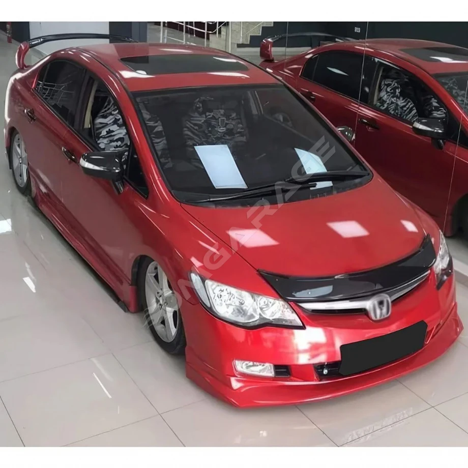 Honda Civic Fd6 Makyajsız Kasa Typer Ön Ek Karlık Mat Siyah Plastik 2006 2007 2008 2009