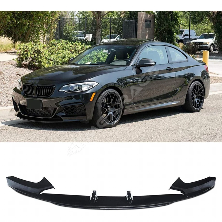 Bmw F22  2 Serisi M Performance Ön Ek Piano Black 2013 Ve Üzeri Ön Lip