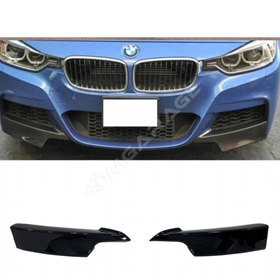 Bmw F30 3 Serisi M Performance Ön Flap Set Piona Black 2012 Ve 2018 Arası Plastik