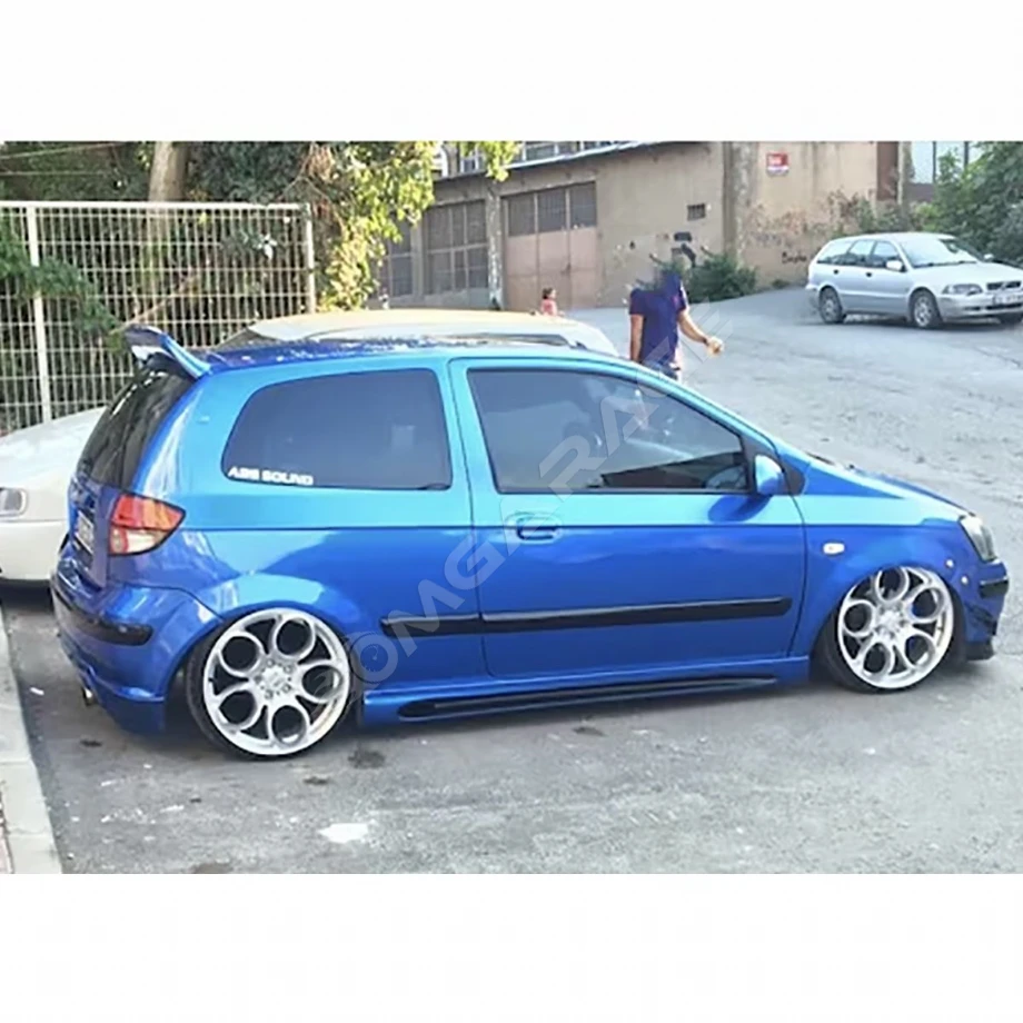 Hyundai Getz Yan Marşpiyel Seti Plastik Mat Siyah