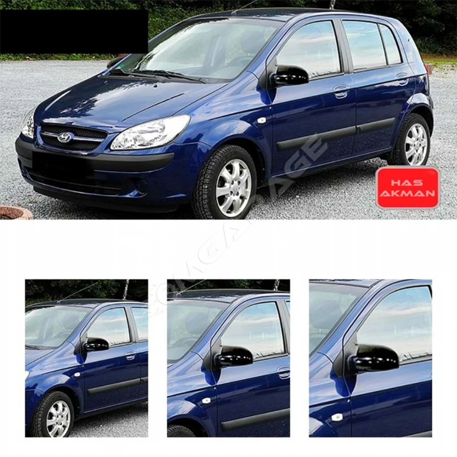 Hyundai Getz BatmanYarasaAynaKapağı PianoBlack2002 2003 2004 2005 2006 2007 2008 2009 2010 2011