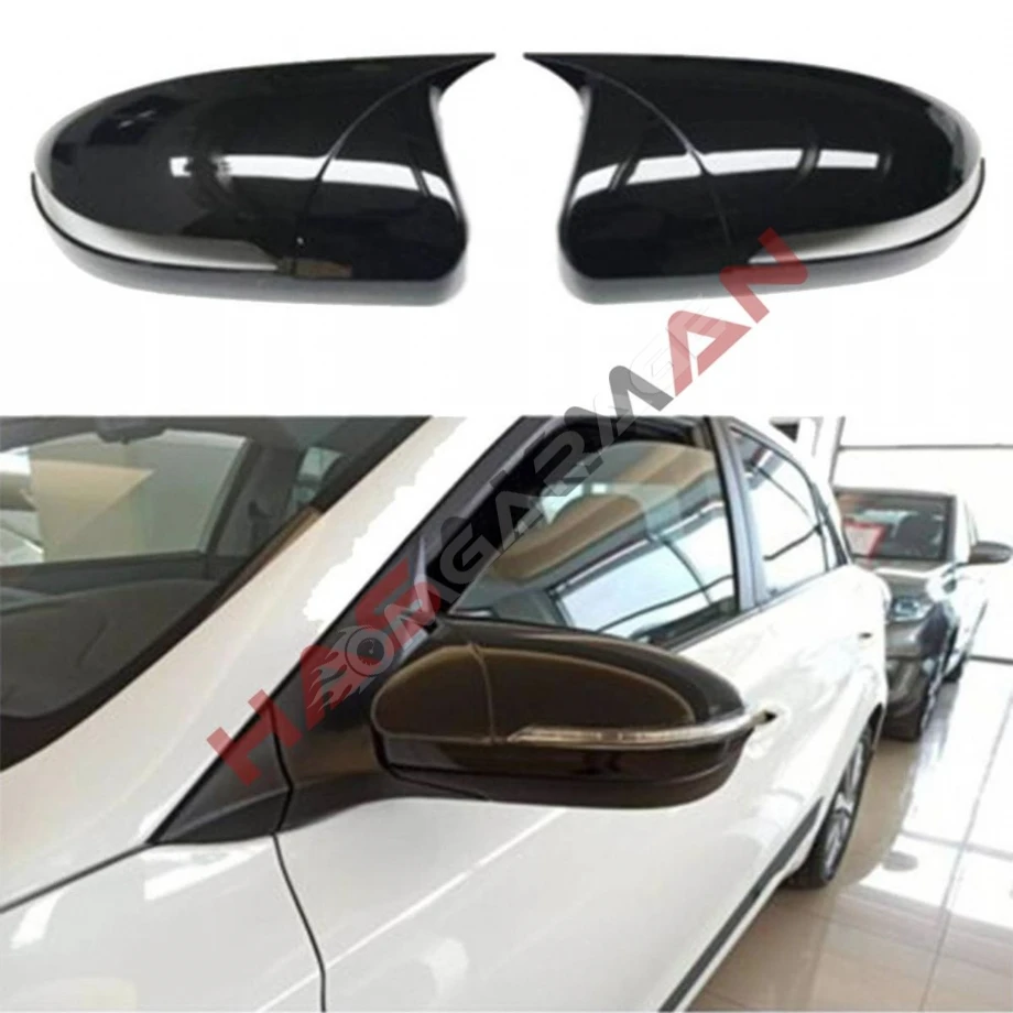 Hyundai I20 Batman Yarasa Ayna Kapağı Sinyalli Piano Black 2014 2015 2016 2017 2018 2019 2020