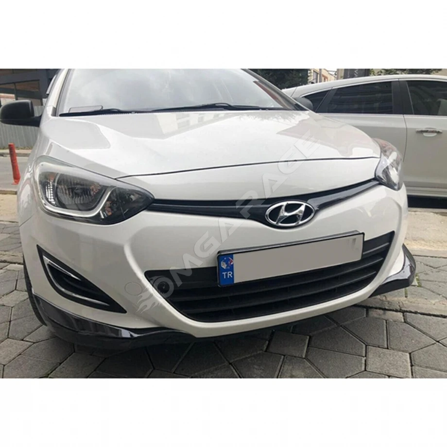 Hyundai I20 Ön Flap Set 2012 2013 2014 Piona Black Plastik  Uyumlu