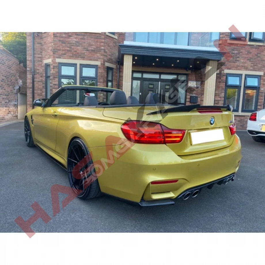 Bmw F33 M4 Cabrio Yarasa Spoiler Piona Black 2013 2014 2015 2016 2017 2018 2019 2020 Ithal