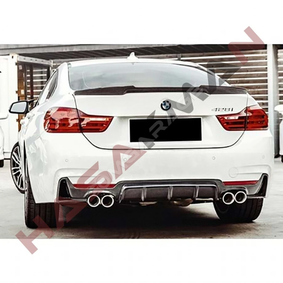 Bmw F36 M4 Grand Coupe Bagaj Üstü Spoiler Piona Black 2014 2015 2016 2017 2018 2019 2020 Ithal