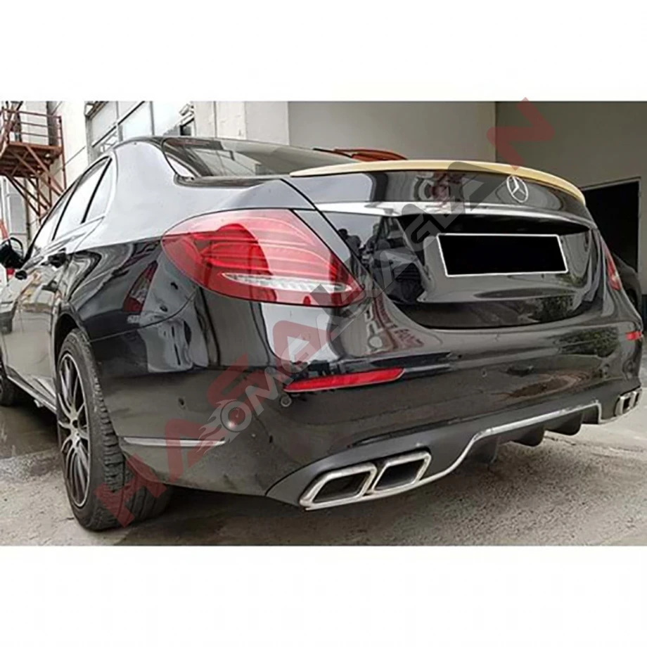 Mercedes W213 Bagaj Üstü Anatomik Spoiler Piona Black 2017 2018 2019 2020 2021 Ithal E Serisi