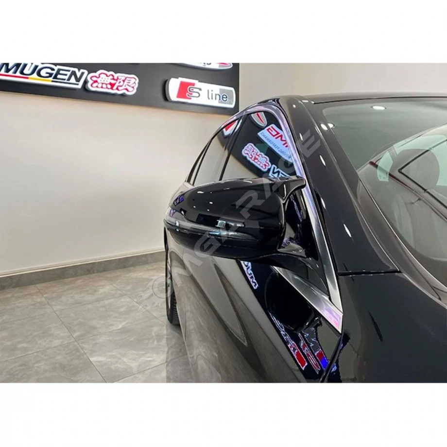 Mercedes W213 Batman Yarasa Ayna Kapağı Piano Black 2017 2018 2019 2020 2021