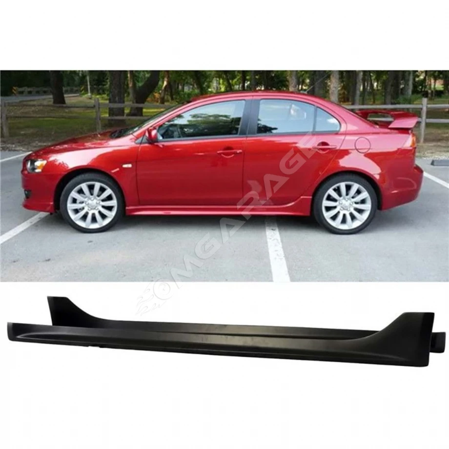 Mitsubishi Lancer Twin Marşpiyel Seti Mat Siyah Plastik 2006 - 2015