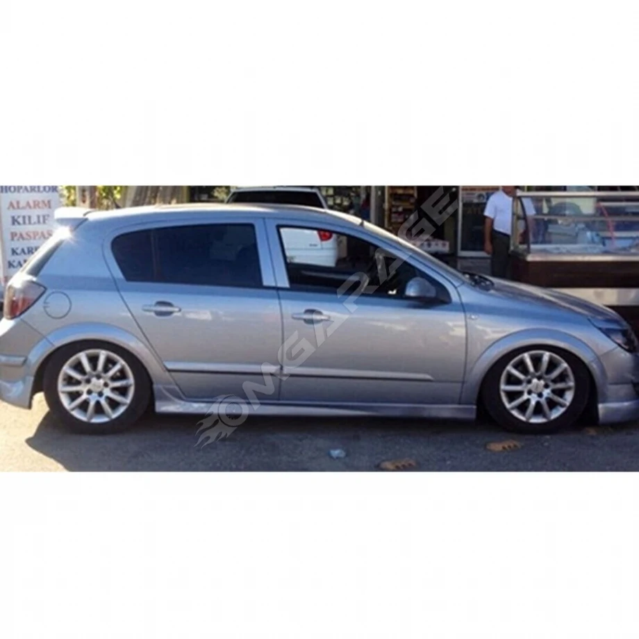 Opel Astra H Hb Marşpiyel Seti Mat Siyah Plastik 2004 2005 2006 2007 2008 2009