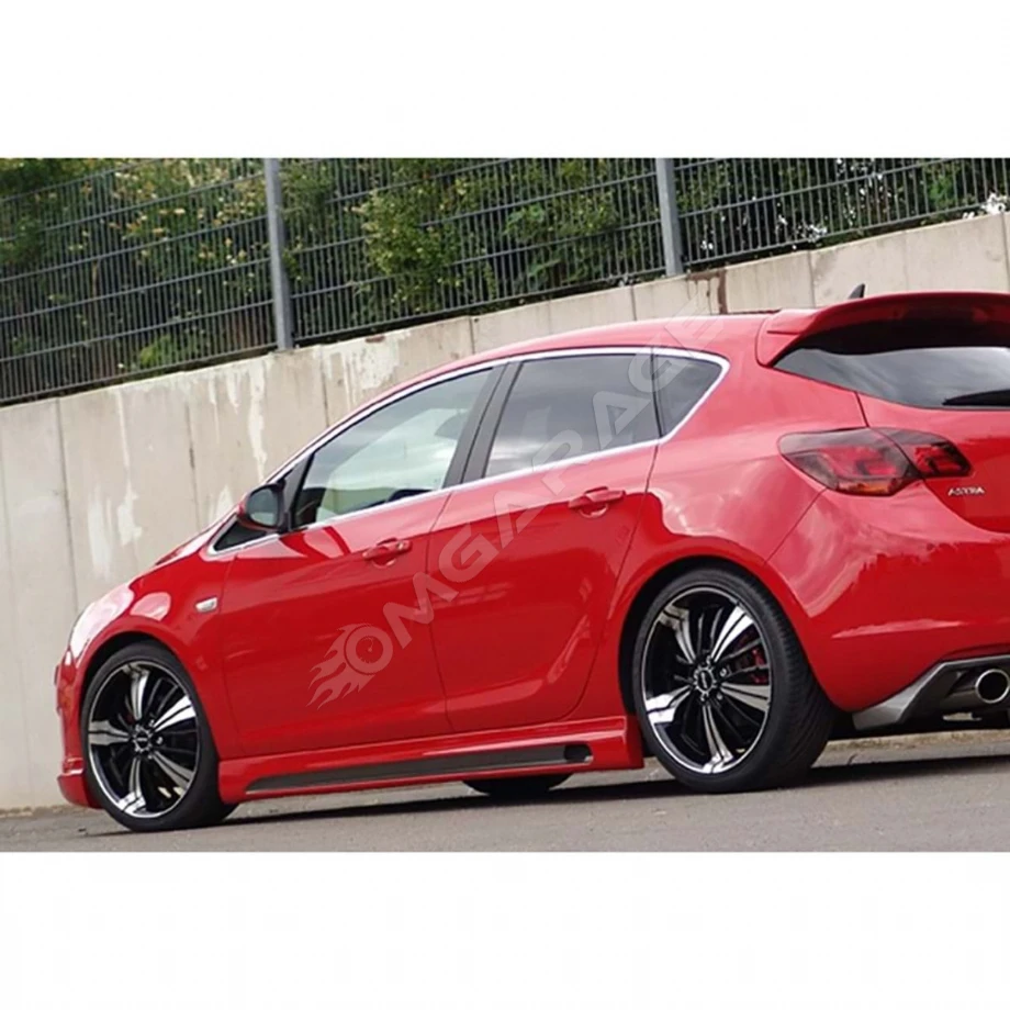 Opel Astra J Hb Rieger Marşpiyel Seti Mat Siyah Plastik 2009 2010 2011 2012 2013 2014