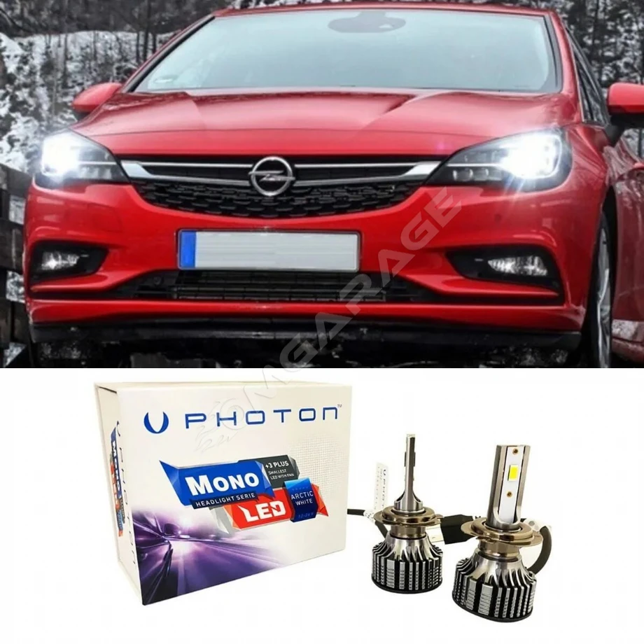 Opel Astra K Led Xenon Sis Far Ampulü H11 Mono Yeni Seri Beyaz 2015+Uyumlu