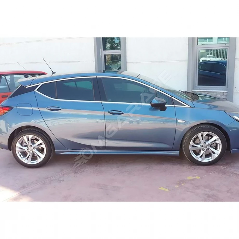 Opel Astra K Trend Marşpiyel Seti Mat Siyah Plastik 2015 2016 2017 2018 2019 2020 2021 Uyumlu