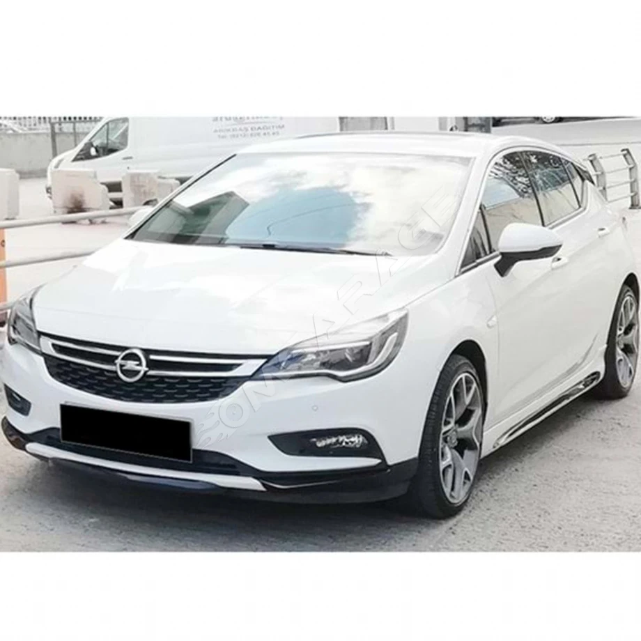 Opel Astra K Twin Ön Flap Ön Flap Set 2015 2016 2017 2018 2019 2020 2021 Piona Black 3 Parça