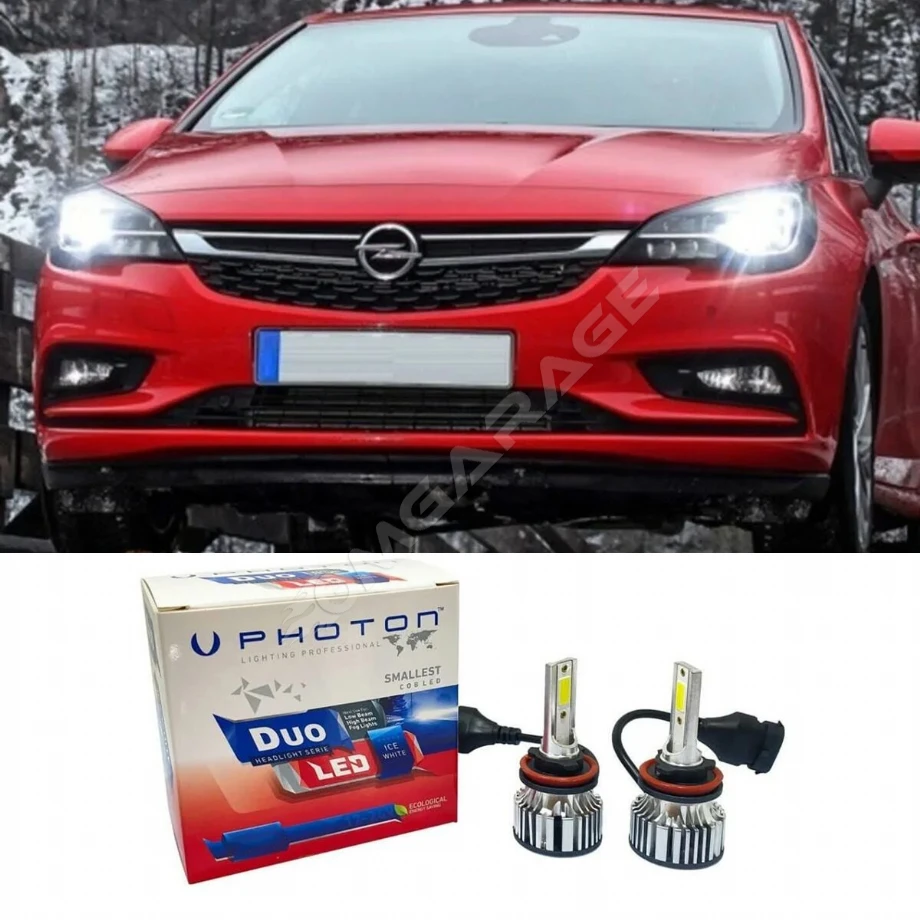 Opel Astra K Led Xenon Uzun Far Ampulü H1 Duo Yeni Seri Beyaz 2015+